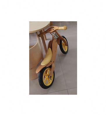 China Ride on Handle Toy Customized Best Price Full-Automatic Hoverboards Curved Wooden Balance Cart for sale