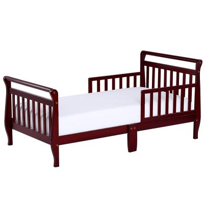 China Modern Factory Directly Supply Sleigh Wood Sets Kids Toddler Bed for sale