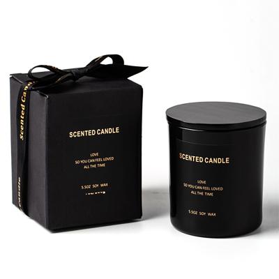 China Factory direct birthdays elegant customizable scented candles luxury flower scented candle with gift box for sale