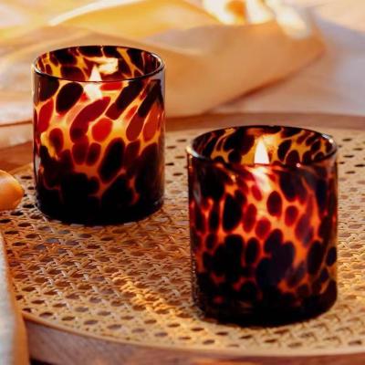 China Natural Glass Dry Wax Gel Wax Candle Natural Birthdays Gift Bar Decor Aromatherapy Scented Candle for sale