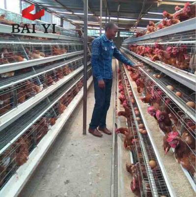 China Easily Install Layer Cage Assembling Tools Layer Chicken Cage For Live Chicken for sale