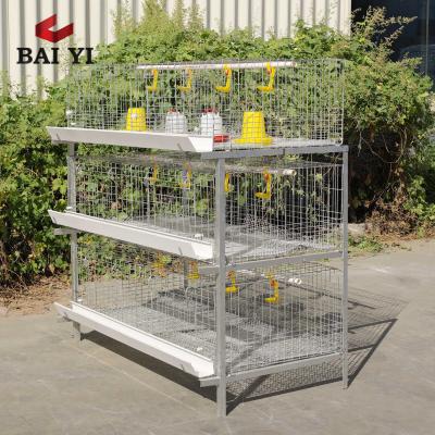 China Durable H Type Cages For Broiler Battery Chicken Cages Broiler Cages System for sale