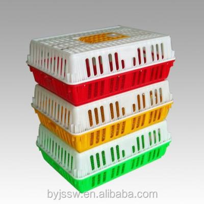 China Plastic Box Anti Aging Turnover Live Chickens Cages To Carry for sale