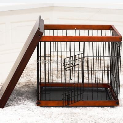 China 2018 Sustainable Commercial Assurance Wooden Kennel , Wooden Dog Cage For Sale Made In China for sale