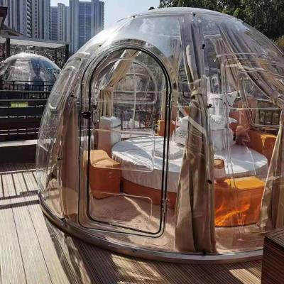 China Outdoor Transparent Bubble House Outdoor Transparent House Restaurant Homestay Restaurant House Starry Night Solarium Camping Time Furniture Solarium for sale