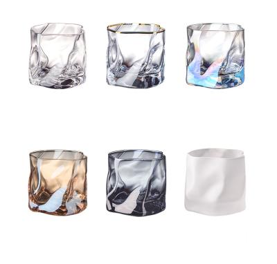 China Crystal Glass Matte Whiskey Cup Classic Eco-Friendly With High Quality Wine Glasses for sale