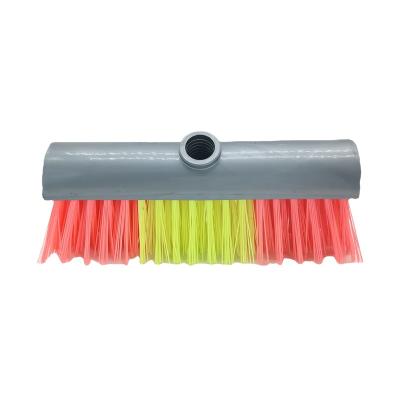 China Clean Wholesales Easy Use Plastic Hard Indoor or Outdoor Cleaning Floor Scrubber Brush Head for sale