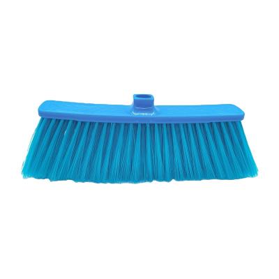 China Home T0038 Plastic Broom Good Quality Italian Balai Brosse Scopa Brush Discount Head Outdoor Food PET Feature Stick Eco Material for sale