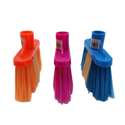 China Indoor Cleaning House Hold Cleaning Brush colorful Cleaning Sweep Broom Soft Brush Plastic Broom Head for sale