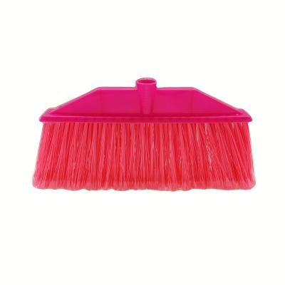 China Indoor Cleaning wholesale hot-sale broom household cleaning Plastic Floor Broom Brush With Soft Fiber for sale