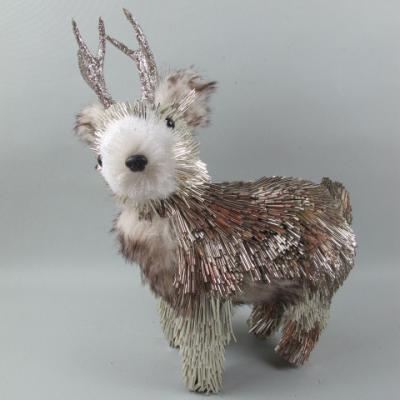 China Custom Handmade Christmas Animals Popular Christmas Gift Christmas Day Decorations for sale