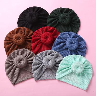 China Picture Baby Wool Hat Hair Bands Headwraps Elastic Headband Soft Bowknot Turban For Kids Girls Baby for sale