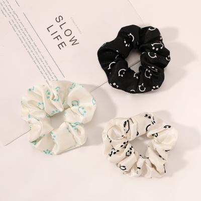 China Korean Cute Smile Style Hair Accessories Ring Hair Rope Elastic Scrunchies Baby Decoration Face Hair New for sale