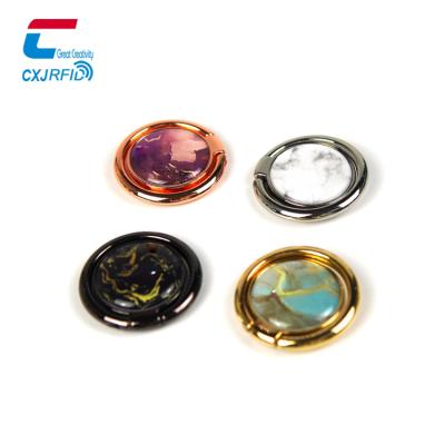 China 360 Degree Waterproof/Waterproof Rotation Social Media Sharing Phone Nfc Finger Ring Holder Metal Nfc Ring Holder for sale