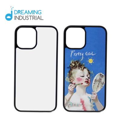 China 2D sublimation PC phone case for iPhone / sublimation phone case with aluminum insert DMIPC12 for sale