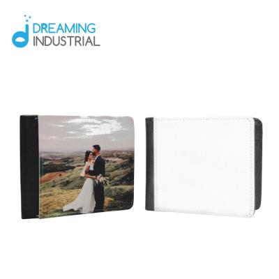 China Anti Theft Sublimation Mask Custom Mens Wallet Sublimation Mens Wallet for sale