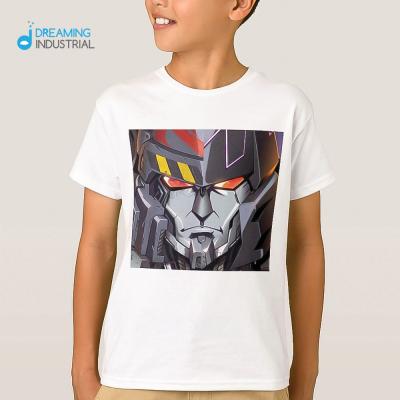 China Sublimation Breathable Polyester Kids White T Shirt Kids Size Tee Shirt For Heat Press for sale