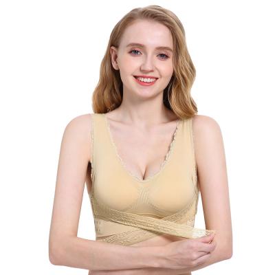 China Wholesale high quality QUICK DRY high quality women's bra cross radio lift up big size front bra bra for sale