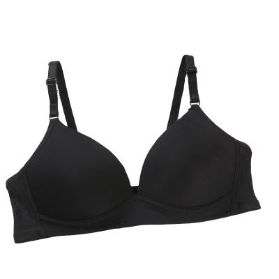 China Breathable for women a solid color bra is a plus-size bra with no underwire for sale