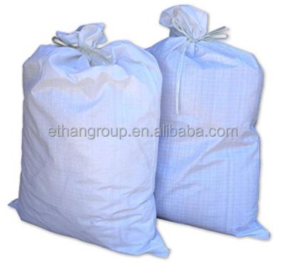 China 50kg 100kg 100lbs 50lbs White PP Woven Sack Polypropylene Sandbag Moisture Proof Bags For Sugar Salt Rice Flour Feed Fertilizer Seed Corn Sack for sale