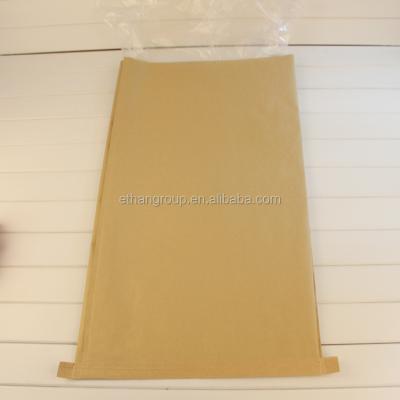 China 50kg 25kg 20kg Capacity Strong Laminated Kraft Paper Moisture Proof Laminated PP Woven Bag With Inner PE Plastic Liner for sale