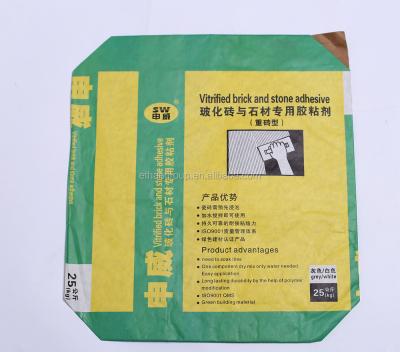 China 25kg 50kg 20kg Recyclable Hot Sale Products Packaging And Printing Kraft Paper Valve Bags For Plaster, Dry Mortar, Cement, Wall Putty for sale