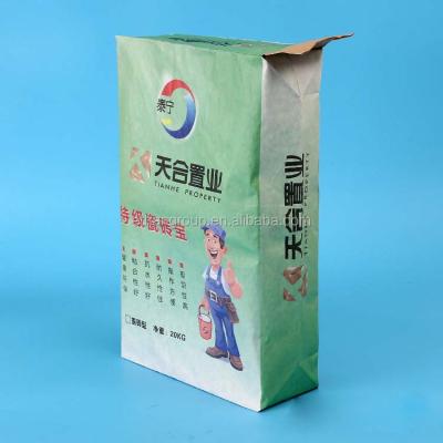 China ANTISTATIC Cement Paper Bag , 25kg , 50kg 3 layrs kraft paper cement bag for sale