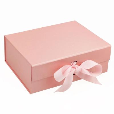 China Recyclable Collapsible Gift Box Gift Box Packaging Packaging Box With Ribbon for sale