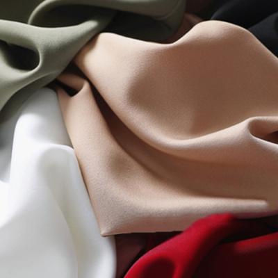 China 180gsm anti-static matched american crepe satin back fabric for sale