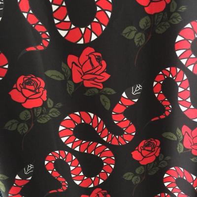 China Standard 288 Digital Print Flame Retardant Polyester Hawaii Printed Fabric Polyester for sale