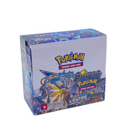 China 324Pcs/box Entertaiment Game Cards Anime Pokmon Cards Shiny Evolutions Silver Box Storm Fates English Pokmon Pikachu Game Card For Kids Toys for sale