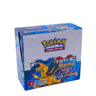 China Entertaiment Game Cards 324/360Pcs Spanish English French TCG Pokmon: Fates Evolutions Hidden Booster Collectible Card Game Interactive Toy for sale