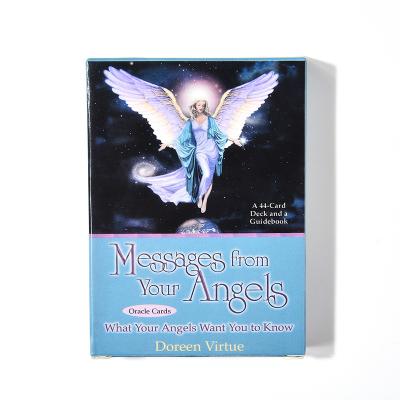 China Entertaiment Game Cards A Retail Box of 44 Angel Message Oracle Cards Available for sale