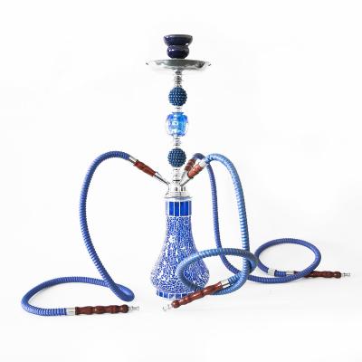 China Wholesale New Arrival High Grade Durable Crystal Glass Hooka Medium Size Shisha Hookah Tobacco For Multiple Shisha Hose for sale