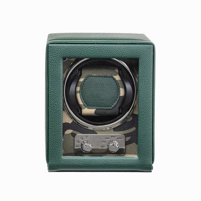 China Automatic Watch Winder PU Watch Winder Leather Auto Box Watch Winder for sale