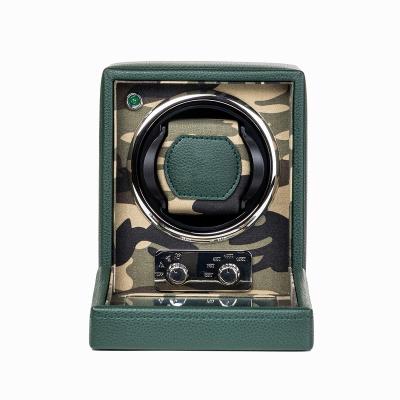 China PU Leather Watch Winder Single Box Automatic Watch Winder Box for sale