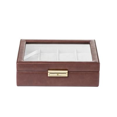 China PU Leather Watch Box Leather Watch Box Precious Watch Boxes And Cases for sale