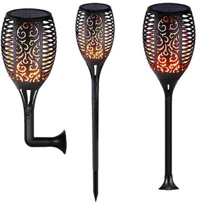 China Solar Garden Flame Lights, 96LEDs Solar Torch Lights with Flicking Flame, Waterproof Solar Landscape Pathway Lighting for Garden for sale