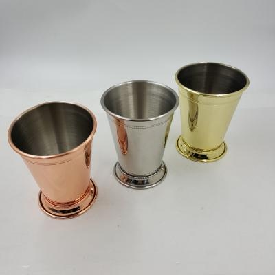 China Sustainable 12oz Julep Mug Stainless Steel Mint Perfect For The Cocktail Lover for sale