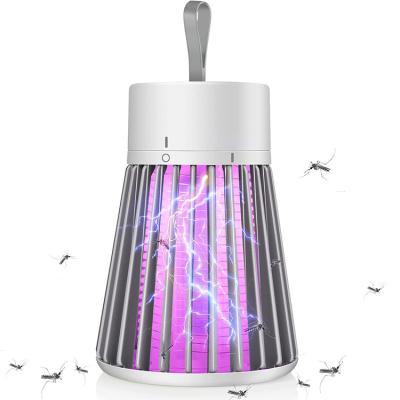 China Insect Zapper Indoor Outdoor Rechargeable Mosquito Zapper Portable Stocked Mosquito Trap LED Fly Trap For Gnats Home Camping Backyard for sale