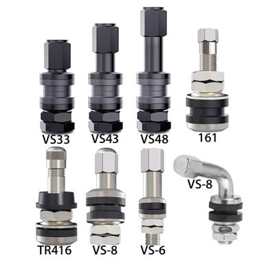 China Factory direct supply car tubeless tire high quality valve stems brass or zinc TR33E VS33 TR43E VS43 TR48E VS-8 VS-6 for sale