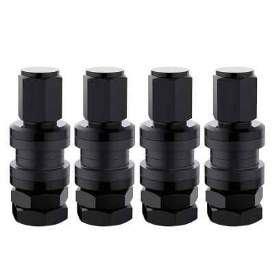 China Hot Selling VS33/TR33E Amazon Black Finish TR33E/VS33 OEM ODM Brass/Aluminum Tubeless Tire Valve Stems With EPDM Tire Rubber Valve Stems for sale