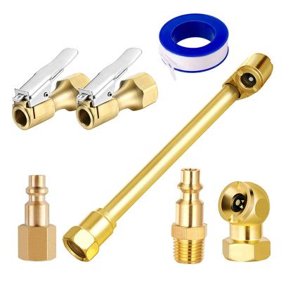 China 6PCS Heavy Duty Brass Air Chuck Set, 1/4