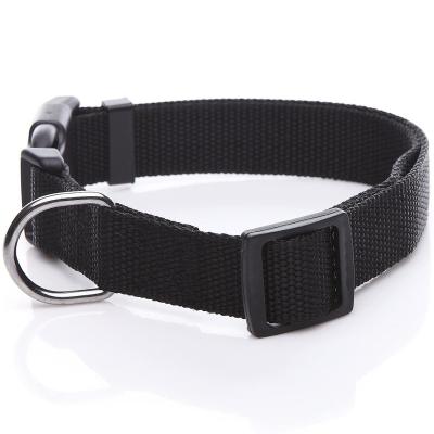 China Classic Nylon Lights Dog Car Collar With Adjustable Buckle Safety for sale