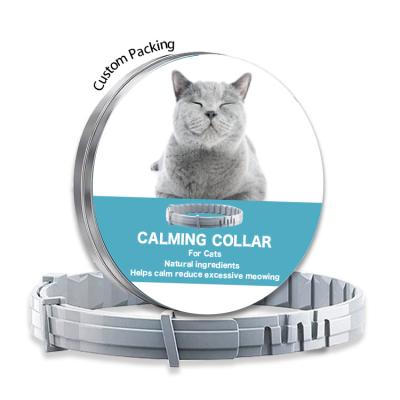 China Quick Release Calming Collar for Dogs and Cats Kittens Relieve to Reduce Worry or Stress Pheromones Formula Waterproof Calm Collar for sale