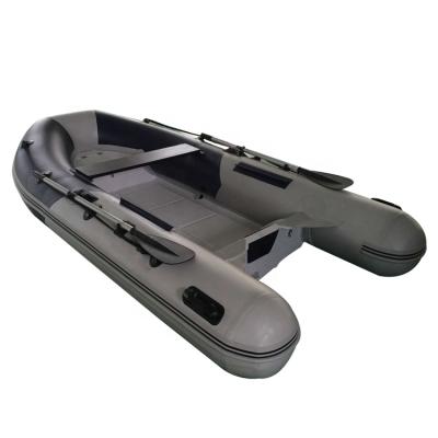 China PVC Hypalon Rib Inflatable Boat With Fiberglass Bottom for sale