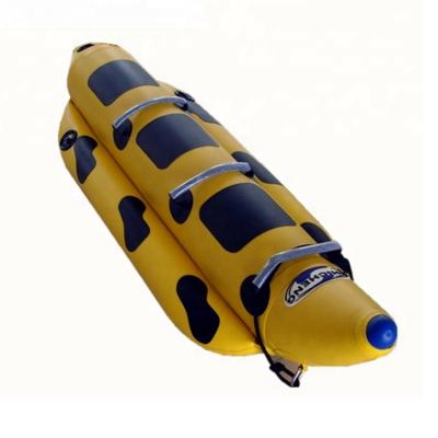 China Best Quality 3 People Family Water Outdoor Game Ride Entertainment Inflatable Banana Boat for sale