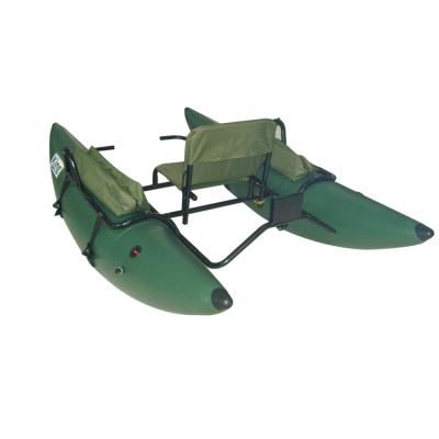 China Lake Fishing Rigid Inflatable Fiberglass Pontoon Boat for sale