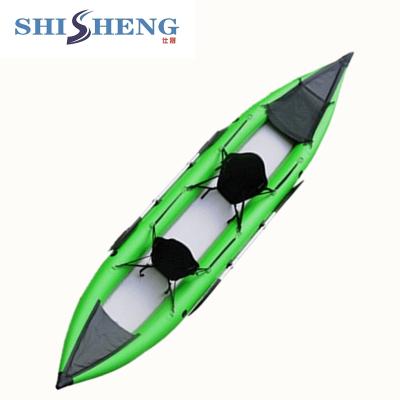 China Fishing Kayak Racing Kayak Cheap Price Double Seats Drop Point Inflatable Kayak For Use for sale