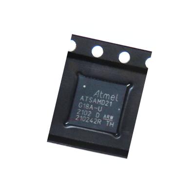 China IC ATSAMD21G18A QFN48 SMD IC Chip New original ATSAMD21G18A-MU for sale